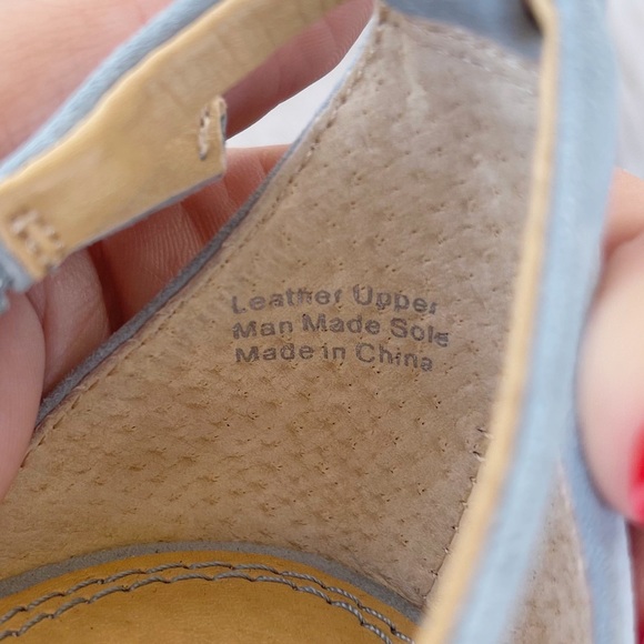 NWOT Splendid Brooklyn V-Strap Wedge Suede Sandal size 8 - Picture 4 of 8